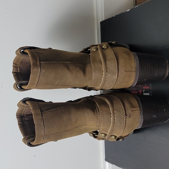 Brown Jusfab Everett boot size 7 - Picture 3 of 6